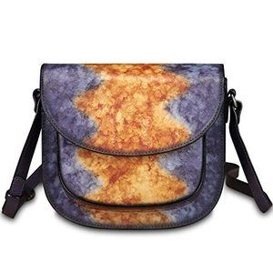 Classic Vintage Bag Crossbody Messenger Bags Pu Textured Waterproof For Shoppi